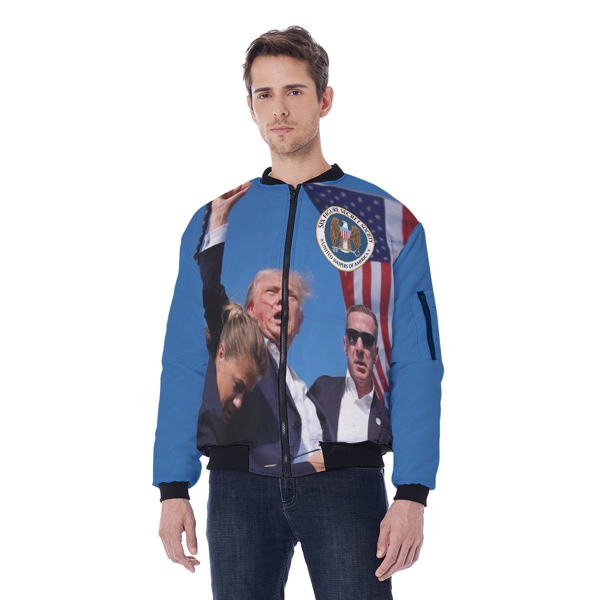 Six Figure 'Donald Trump' - Men's Bomber Jacket