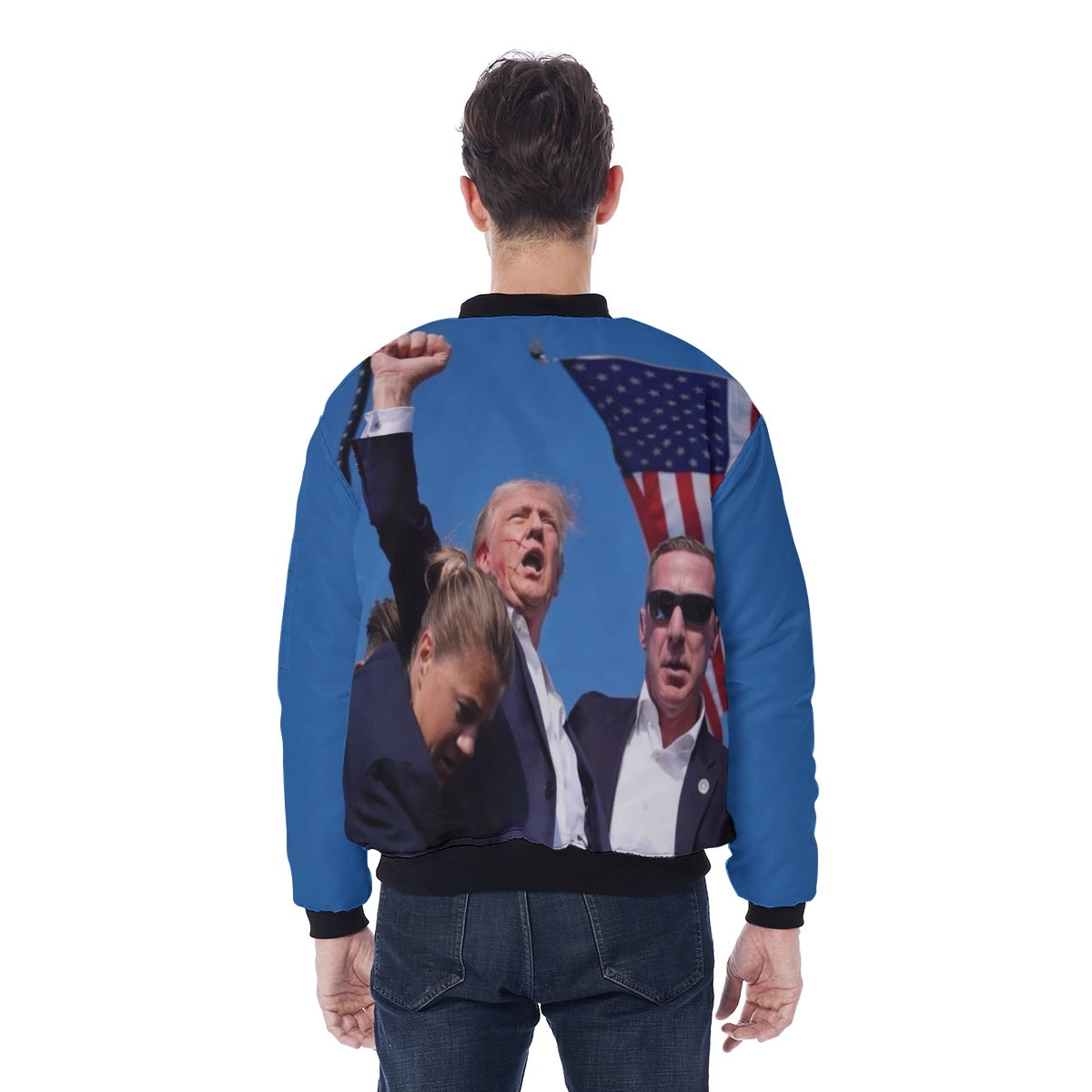 Six Figure 'Donald Trump' - Men's Bomber Jacket