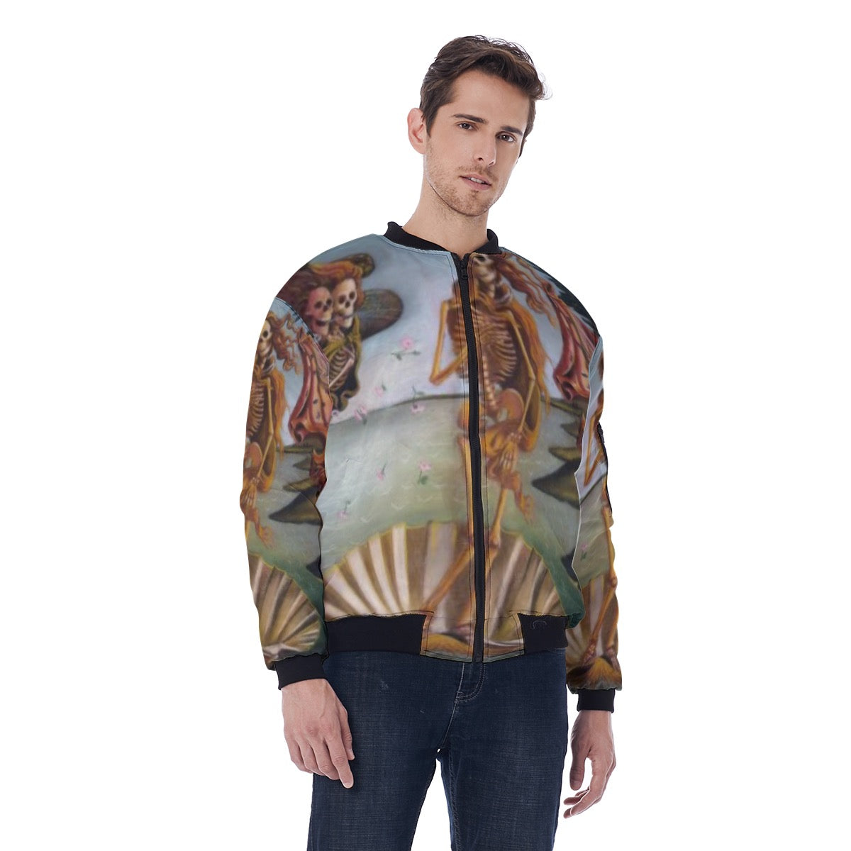 'Skull & Bones' - Men's Bomber Jacket