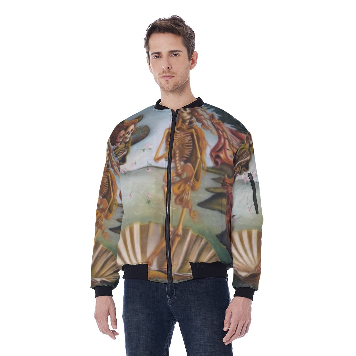 'Skull & Bones' - Men's Bomber Jacket