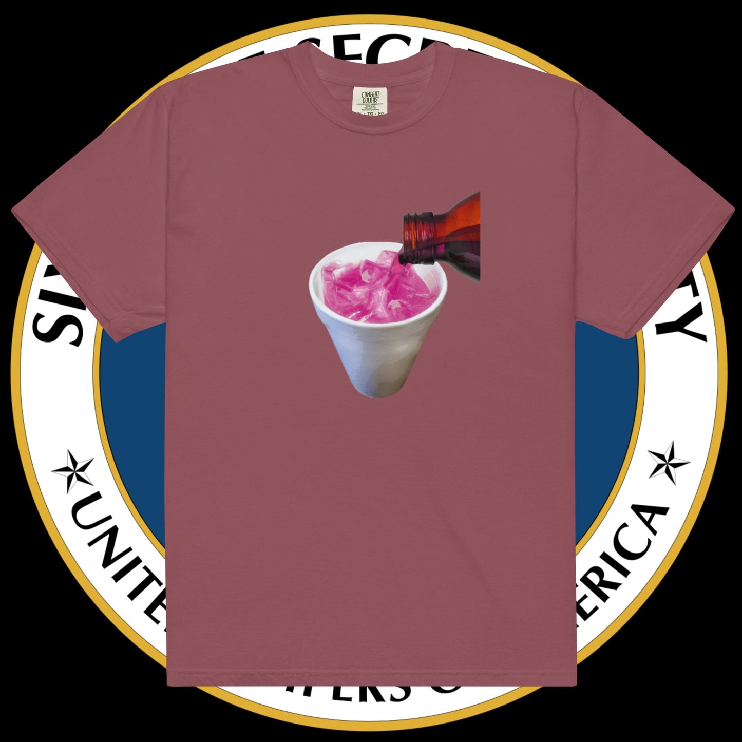 Easter Pink Drink - Unisex Garment-Dyed Heavyweight T-shirt