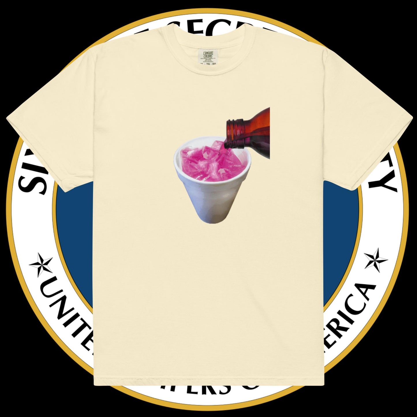 Easter Pink Drink - Unisex Garment-Dyed Heavyweight T-shirt