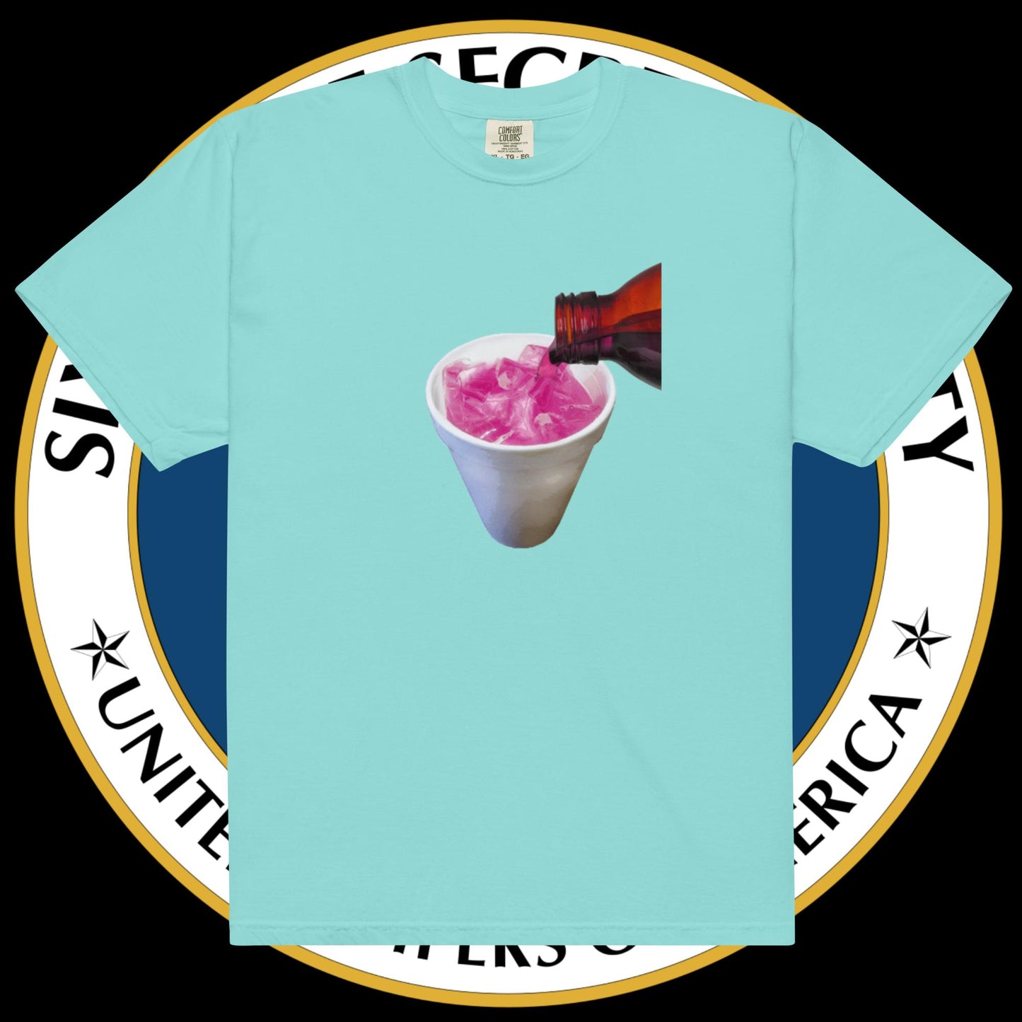 Easter Pink Drink - Unisex Garment-Dyed Heavyweight T-shirt