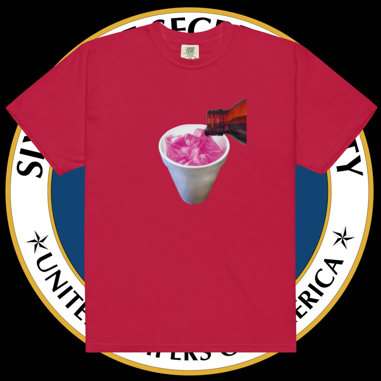 Easter Pink Drink - Unisex Garment-Dyed Heavyweight T-shirt