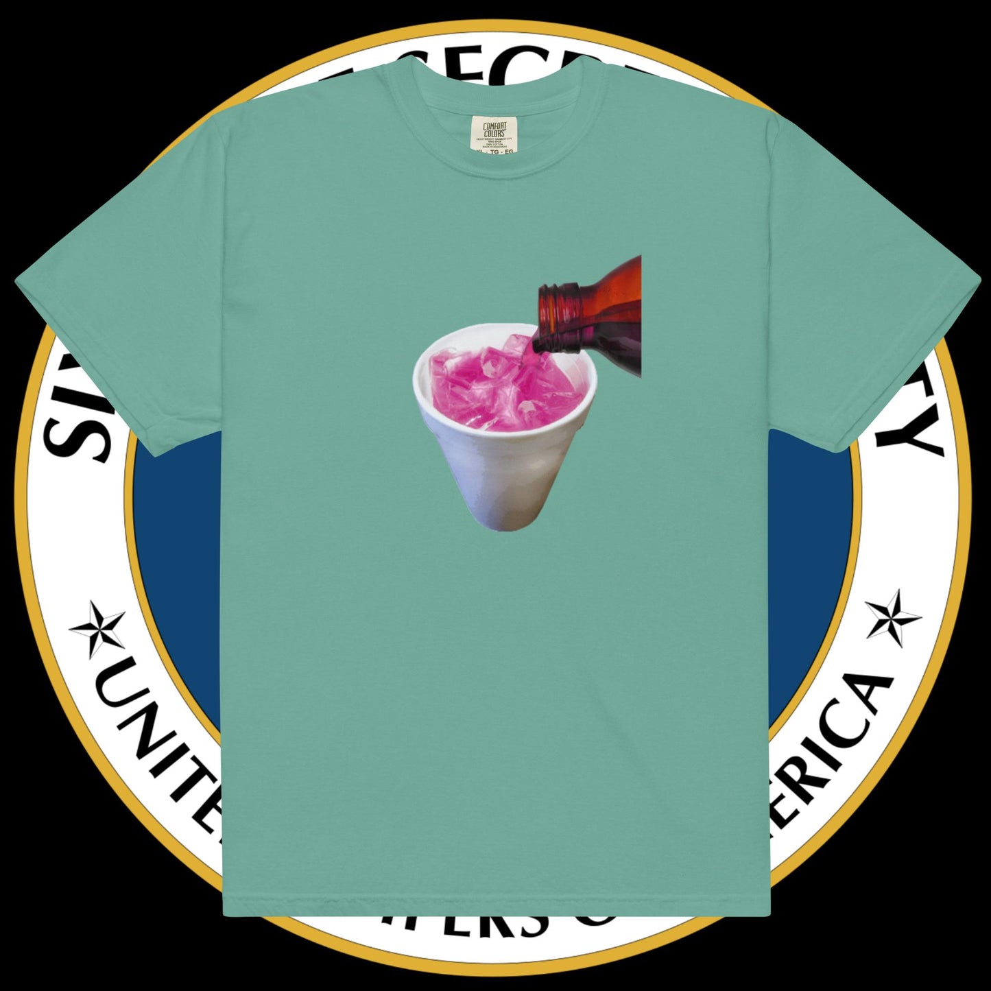 Easter Pink Drink - Unisex Garment-Dyed Heavyweight T-shirt