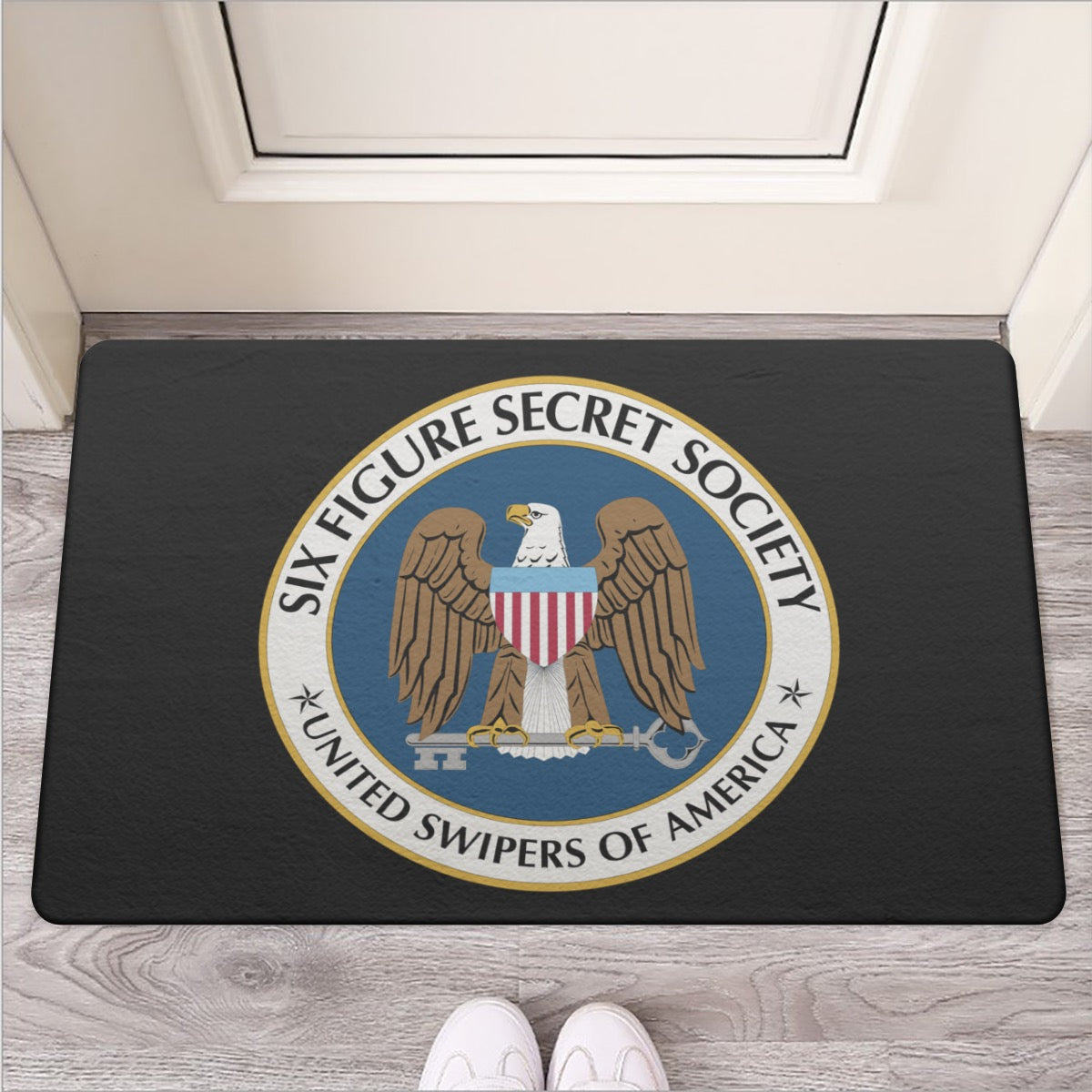 Six Figure Door Mat | Rubber