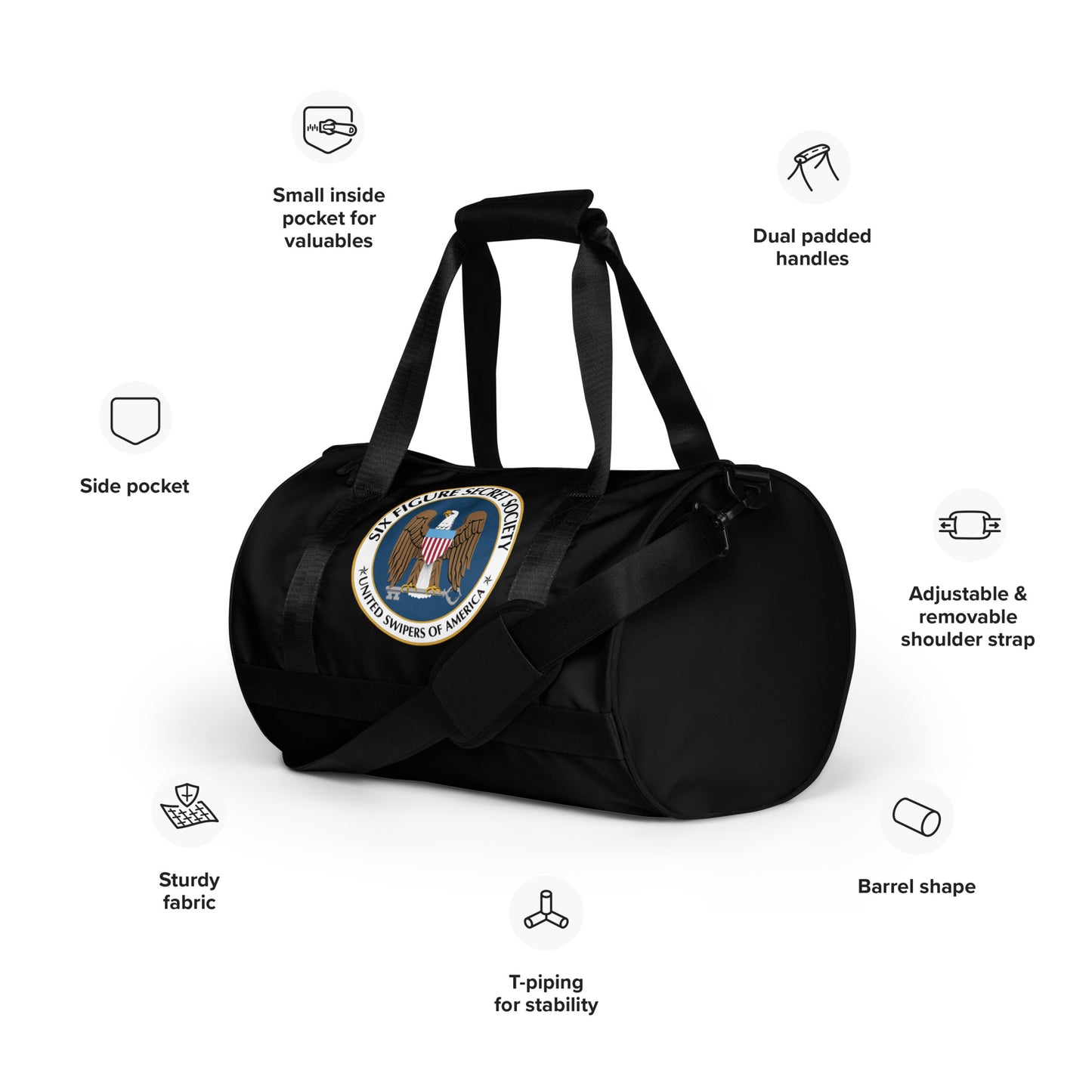 Six Figure Family Gym Bag