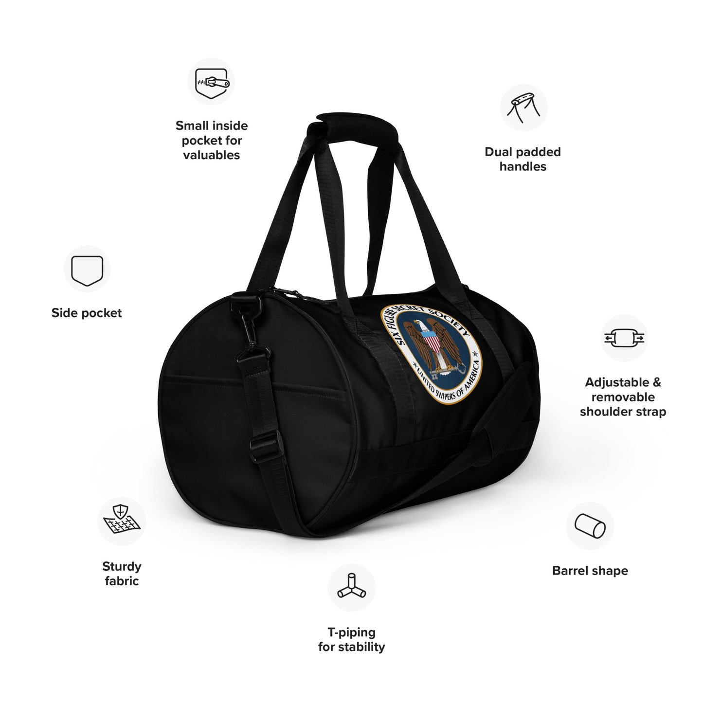 Six Figure Family Gym Bag