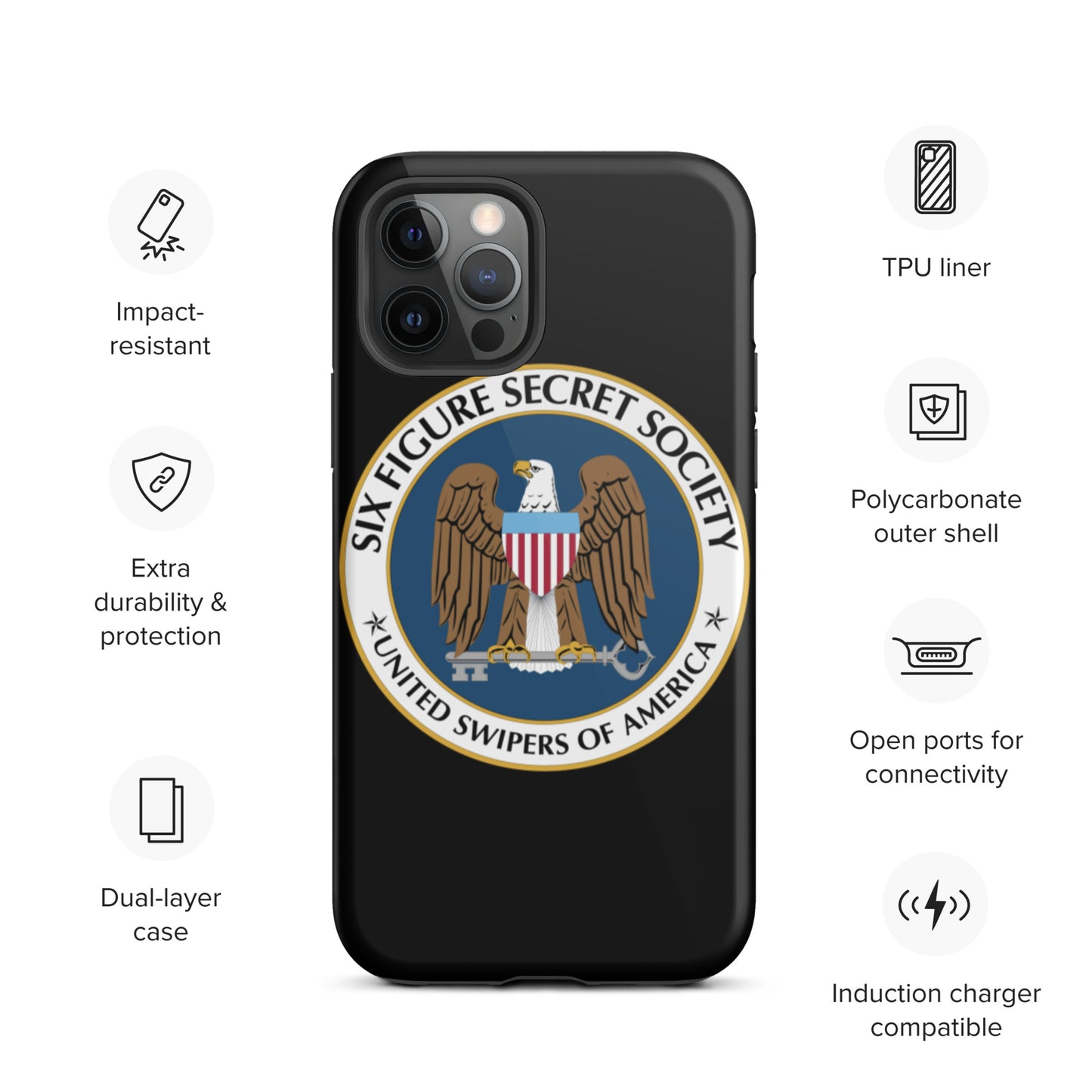 Six Figure Family Tough iPhone Case