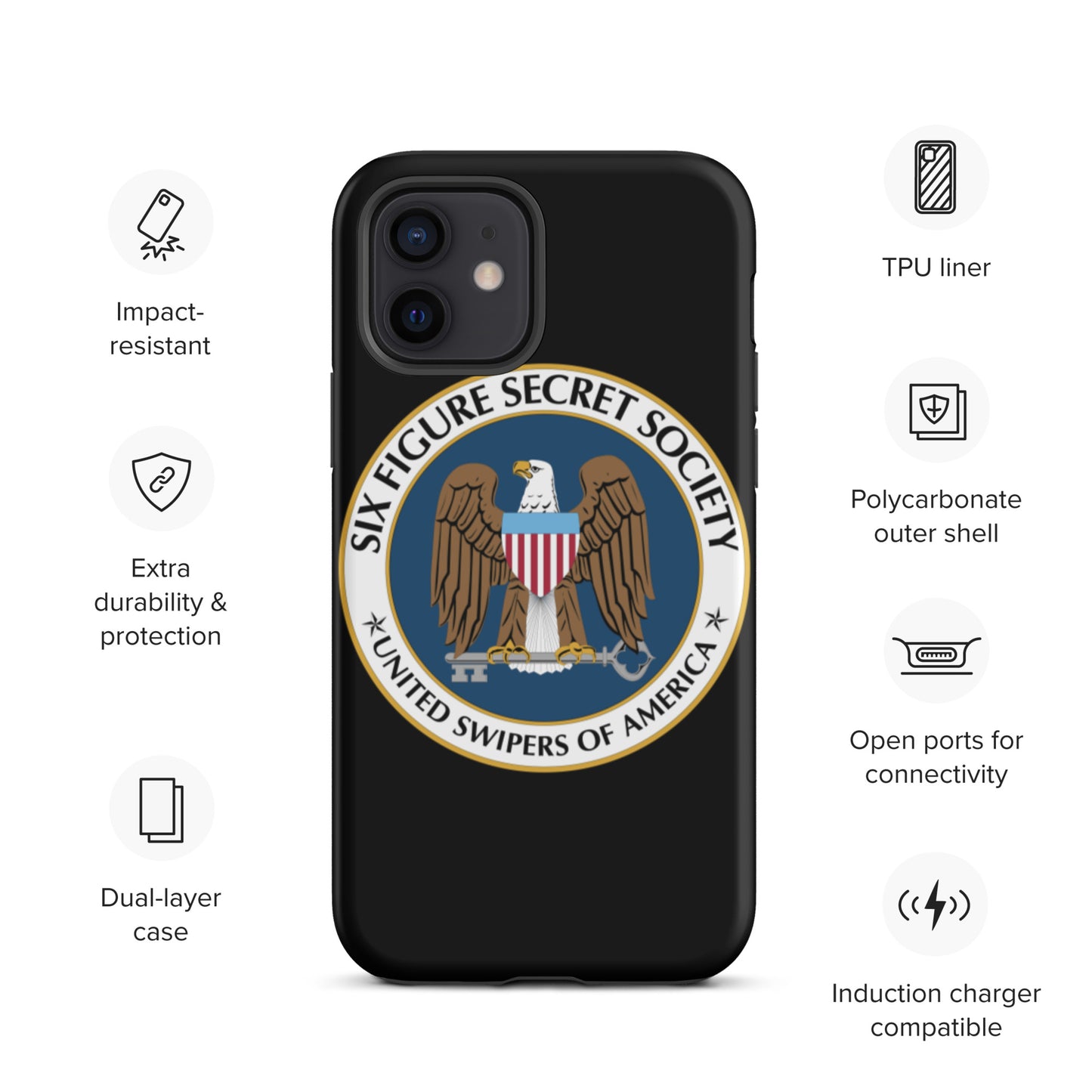 Six Figure Family Tough iPhone Case