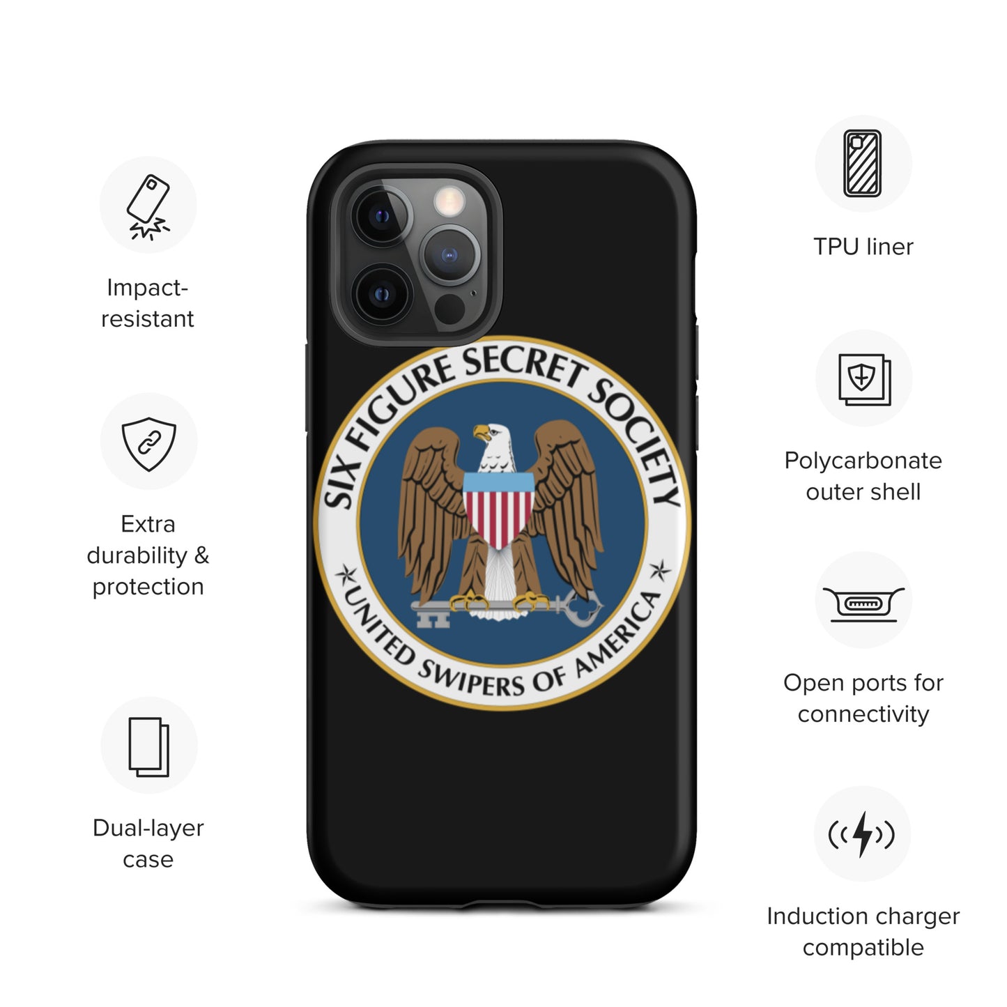 Six Figure Family Tough iPhone Case