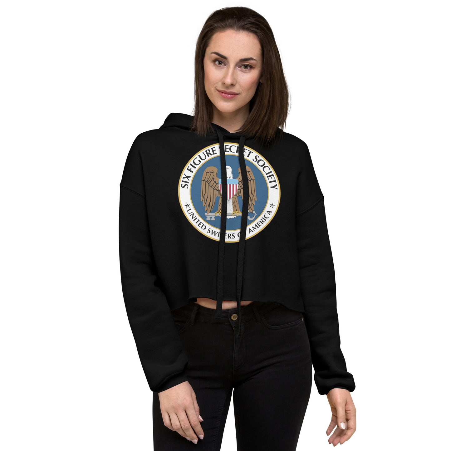 Six Figure Family Women's Crop Hoodie