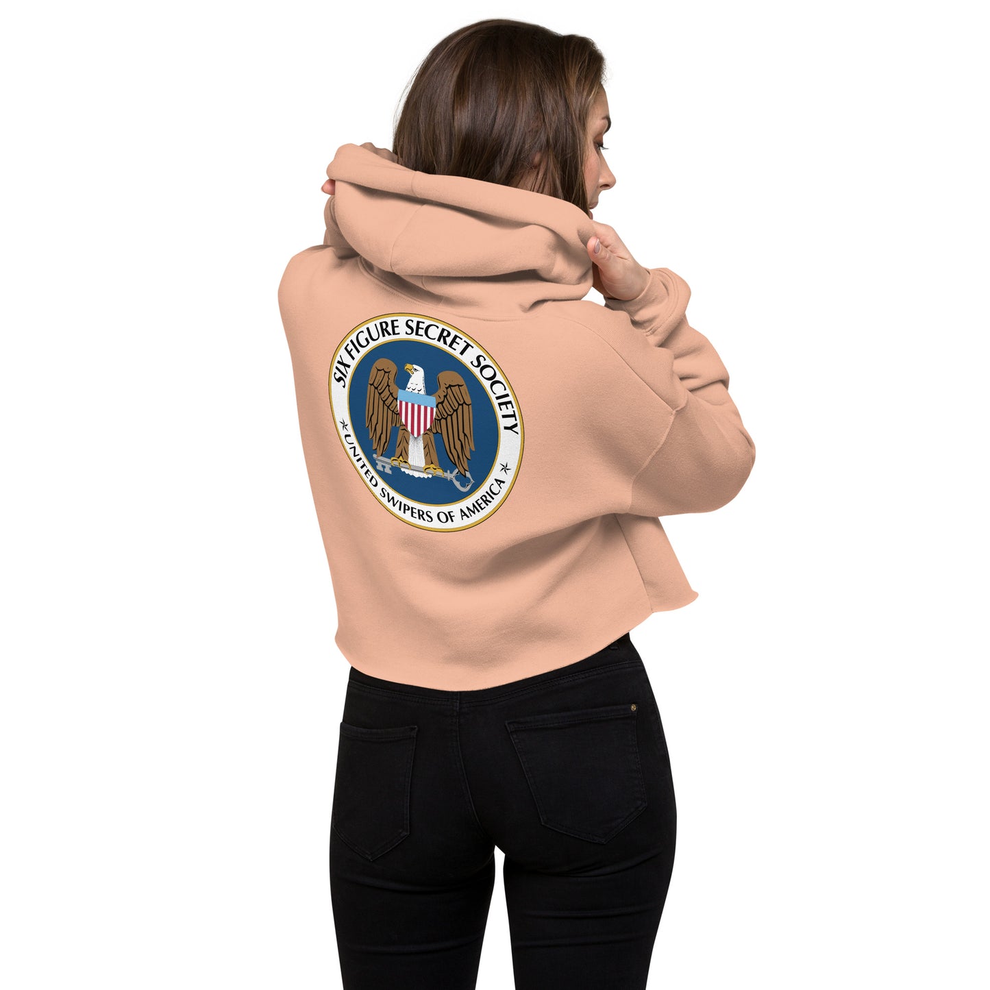 Six Figure Family Women's Crop Hoodie