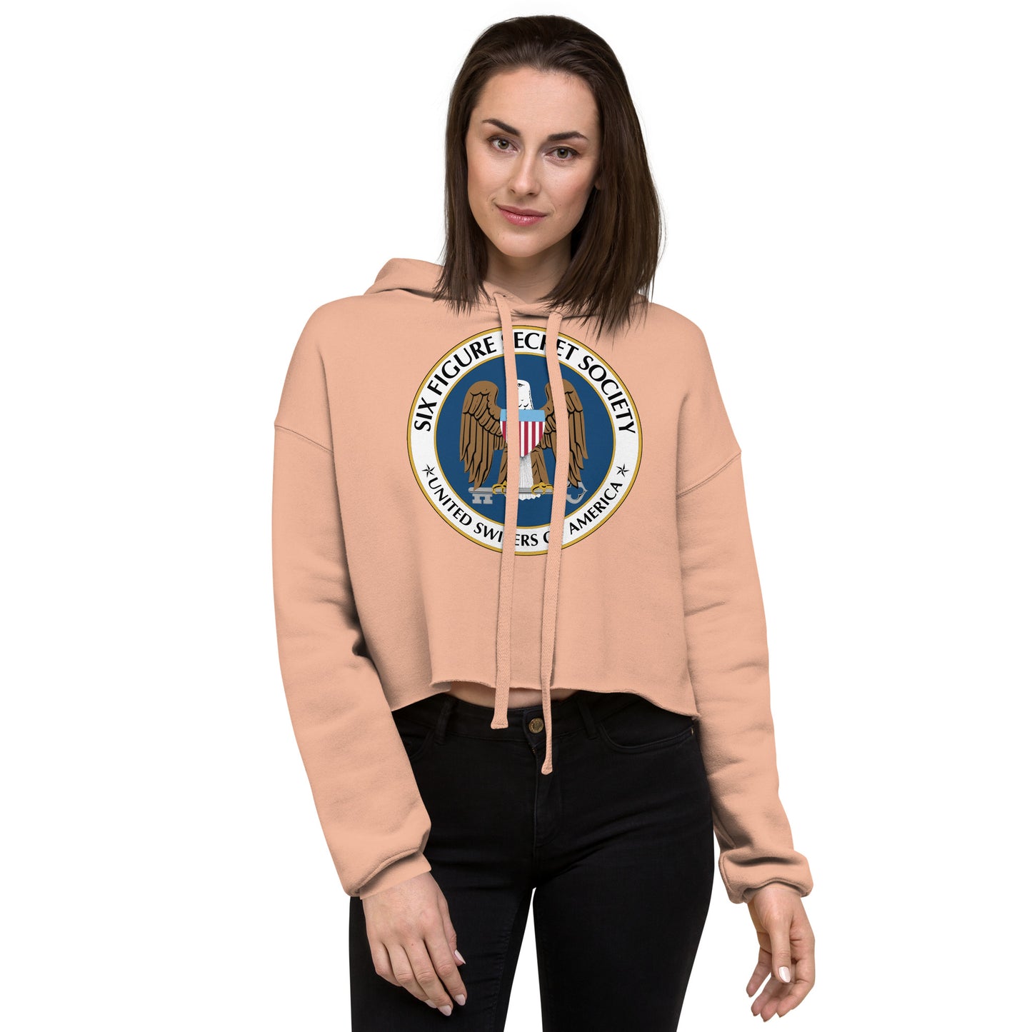 Six Figure Family Women's Crop Hoodie